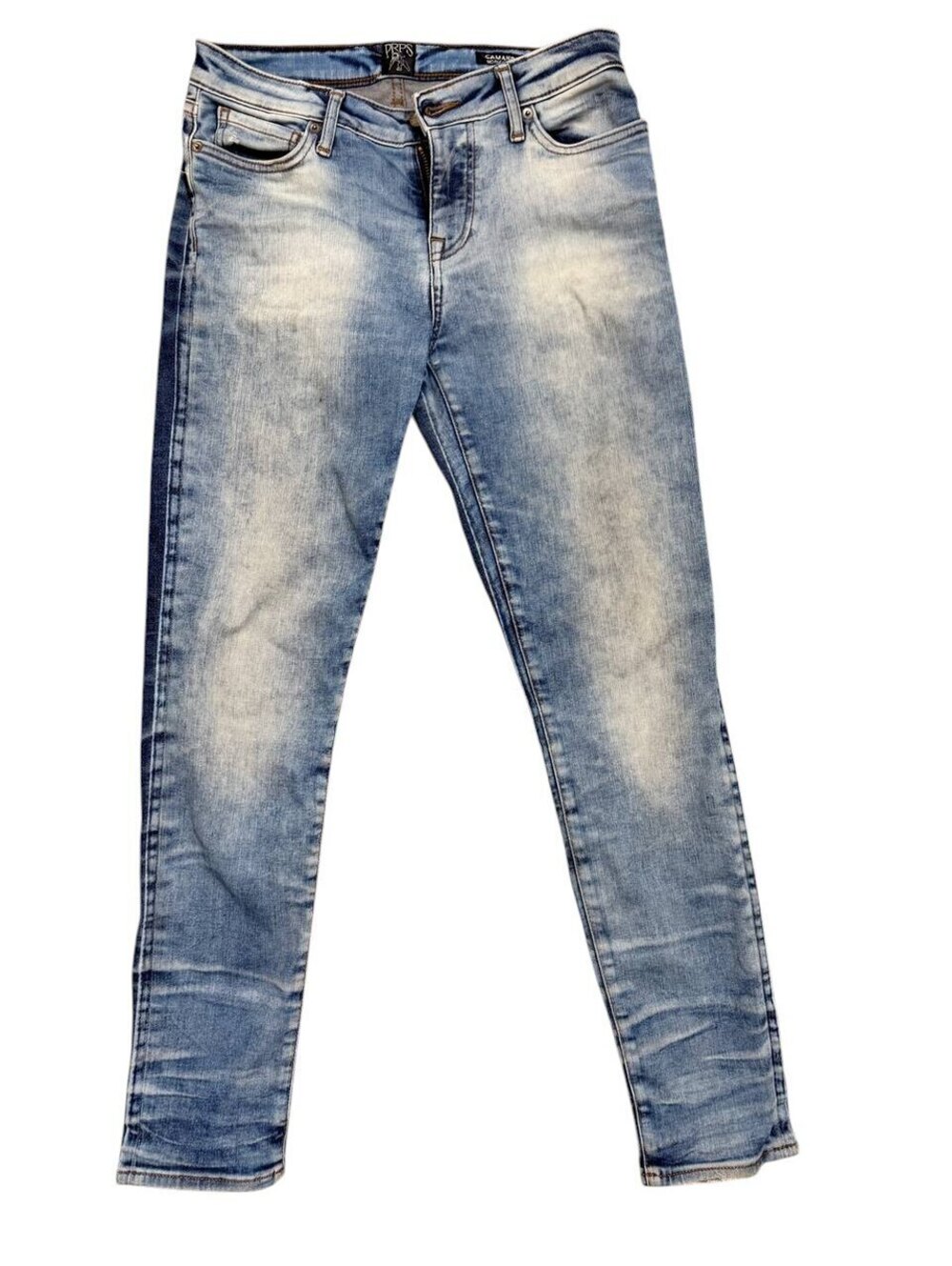 PRPS Camaro Mid Rise Skinny Jeans Womens 26 Grunge Wash